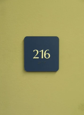 ADA and Wayfinding office identification sign
